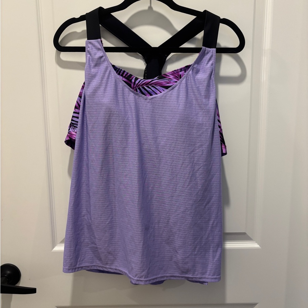 ✨2 TOPS ✨Layered Athletic Tank Top - Women